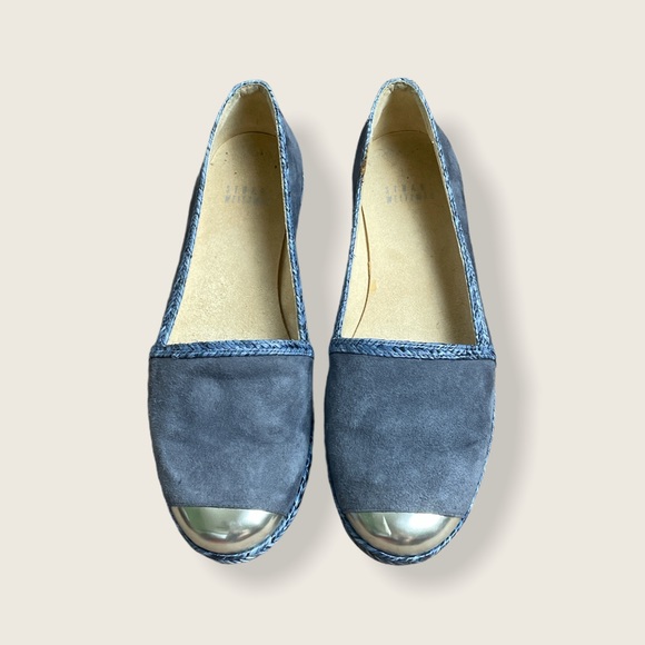 Stuart Weitzman Tipadrille Blue Jean Flats Size 7M - Picture 2 of 13
